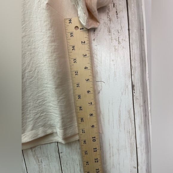 Faith and Joy, Cream Color Two piece- Shirt and pants Size Petite Small - Picture 8 of 16